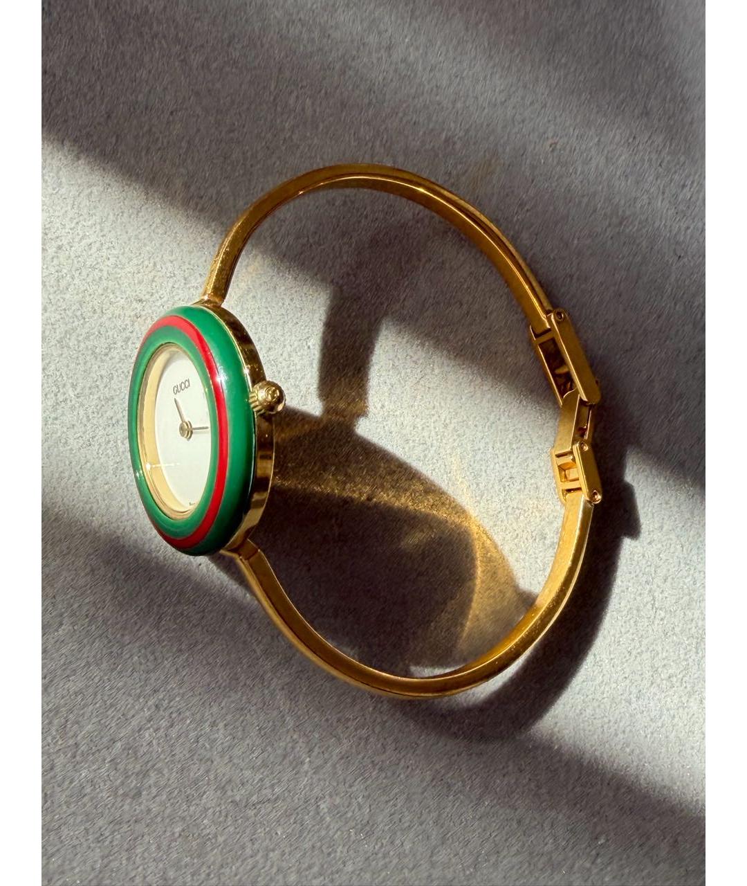 GUCCI Золотые позолоченные часы, фото 7