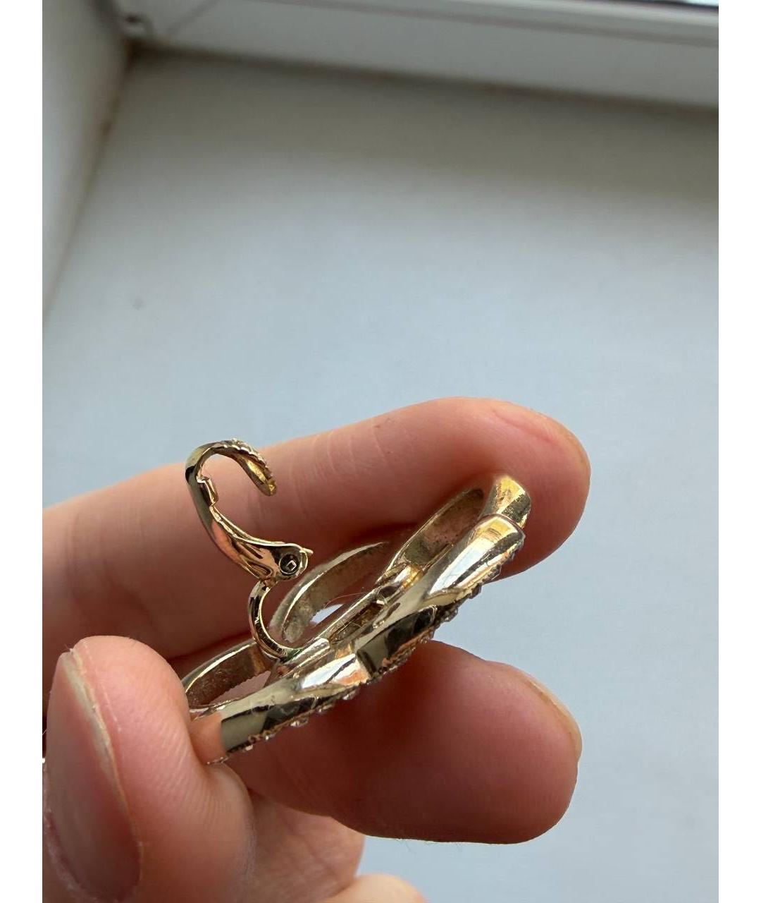 CHANEL Черные клипсы, фото 5