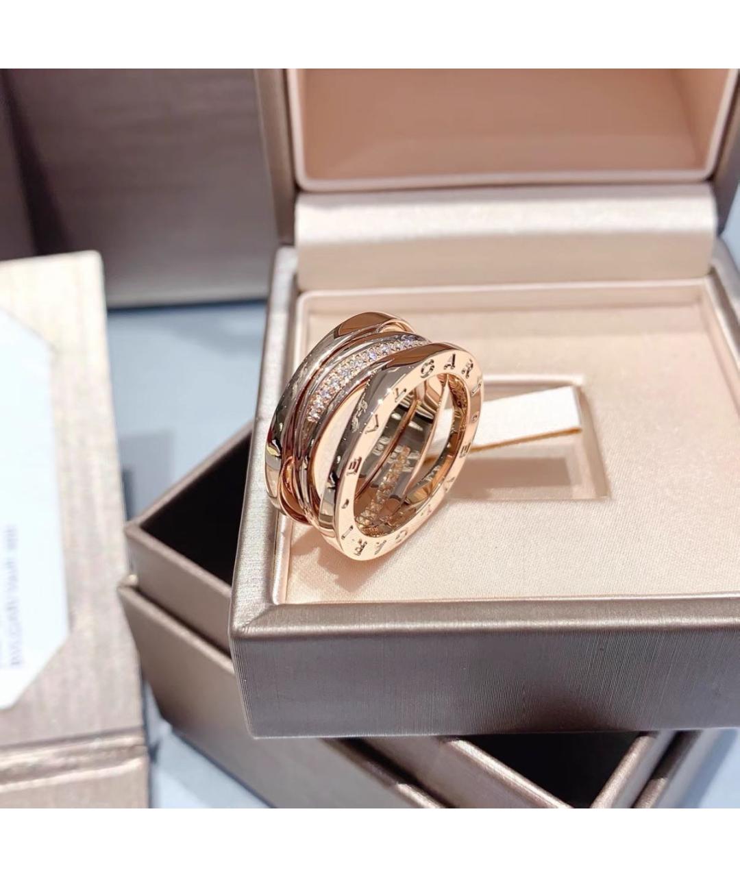 BVLGARI Розовое кольцо из розового золота, фото 4