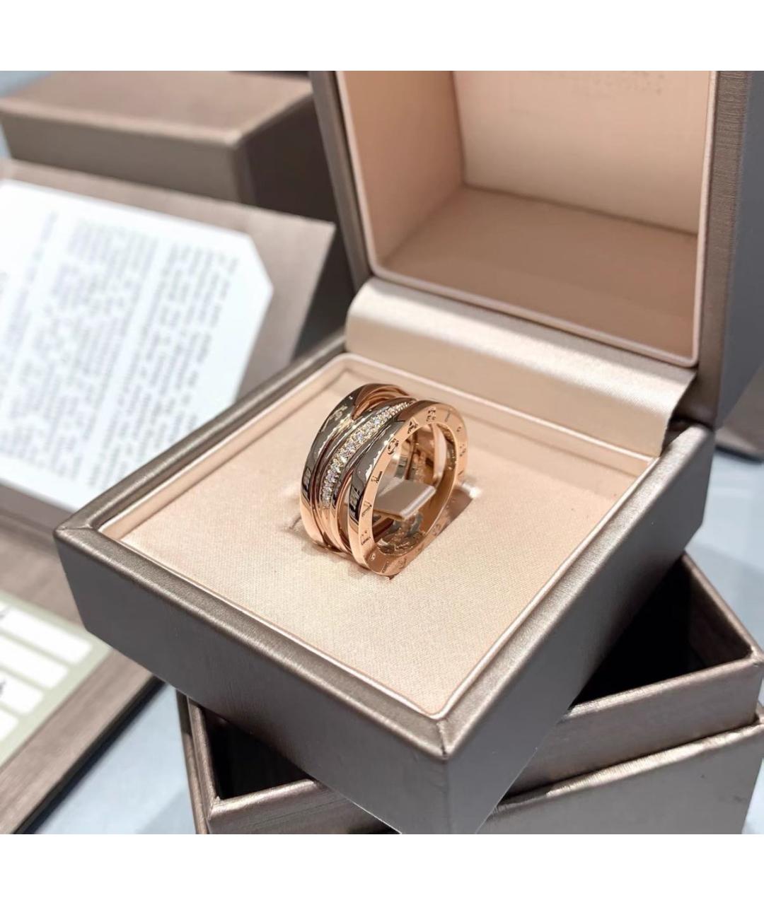 BVLGARI Розовое кольцо из розового золота, фото 2