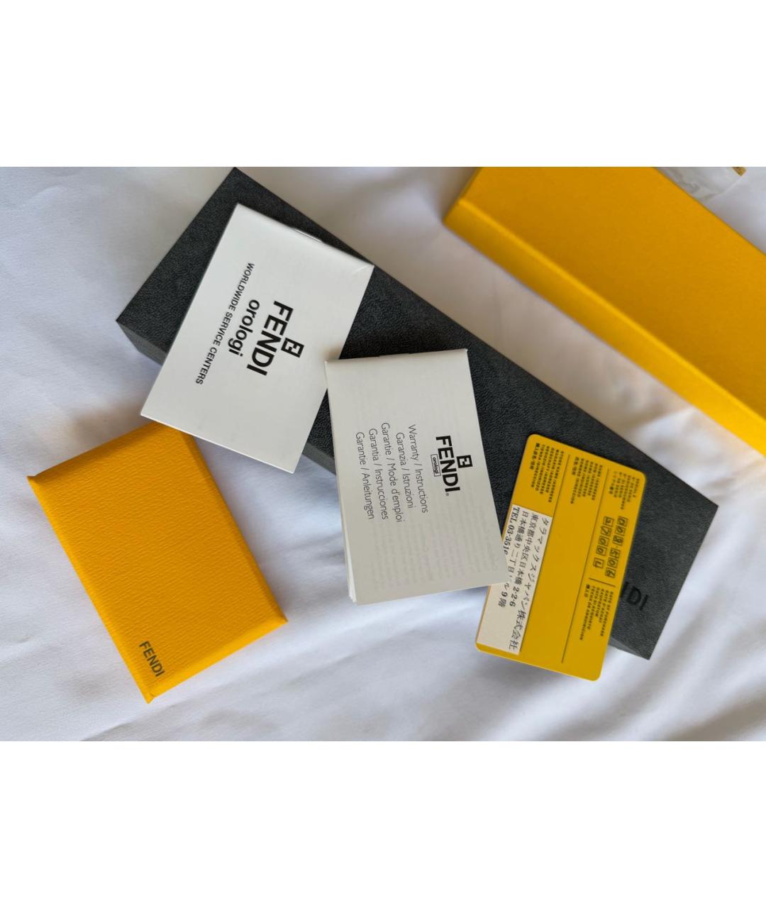 FENDI Серебряные часы, фото 7