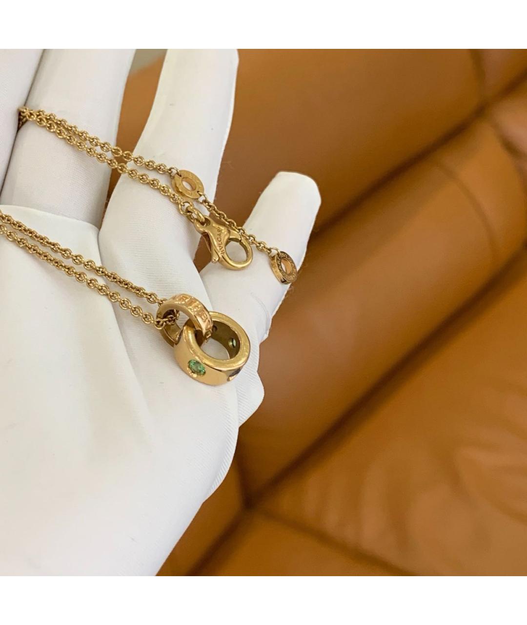 BVLGARI Розовая подвеска из розового золота, фото 3