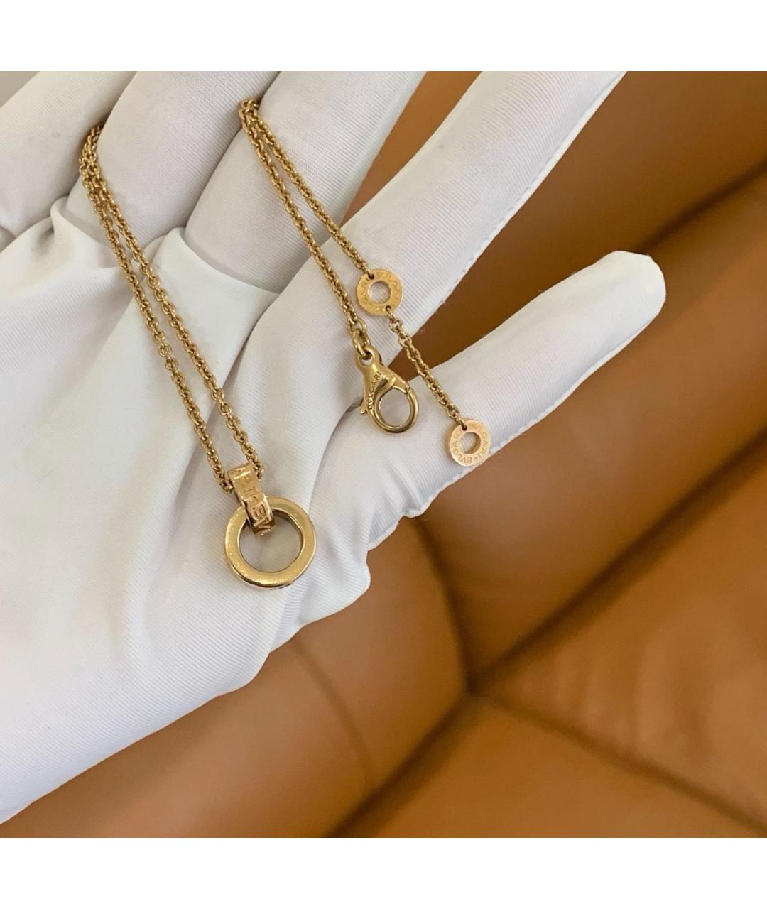 BVLGARI Розовая подвеска из розового золота, фото 5