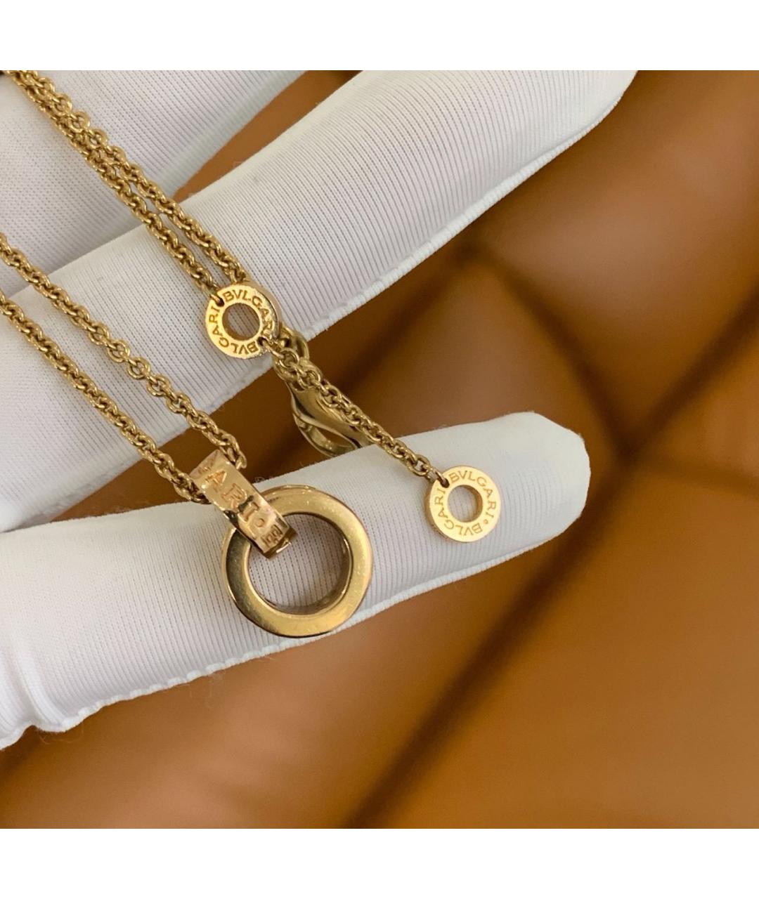 BVLGARI Розовая подвеска из розового золота, фото 4