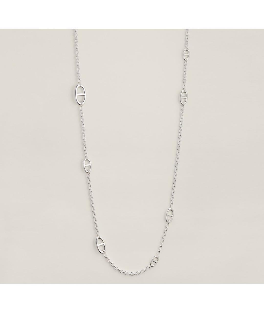 HERMES Серебряное серебряное колье, фото 6