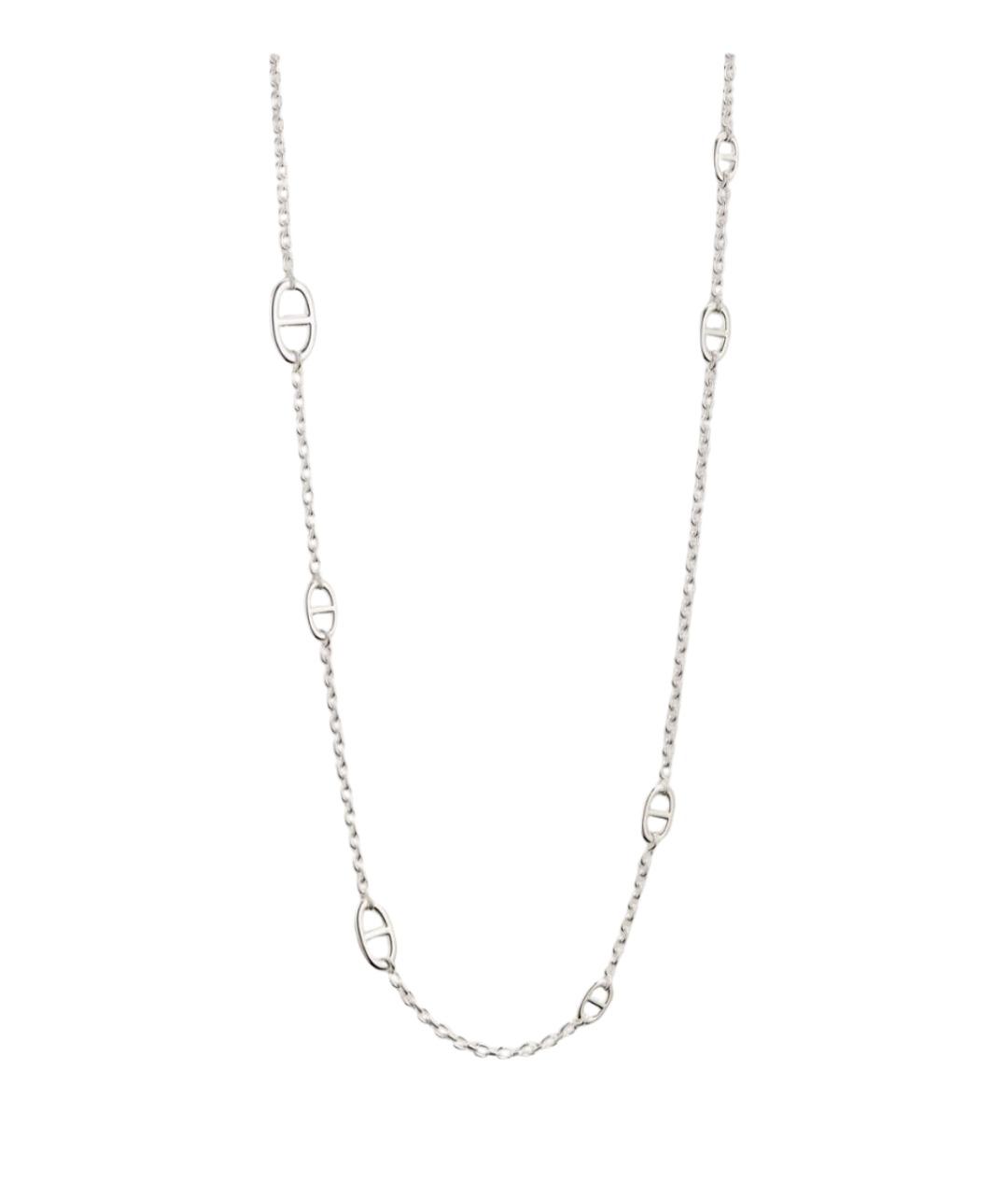 HERMES Серебряное серебряное колье, фото 1