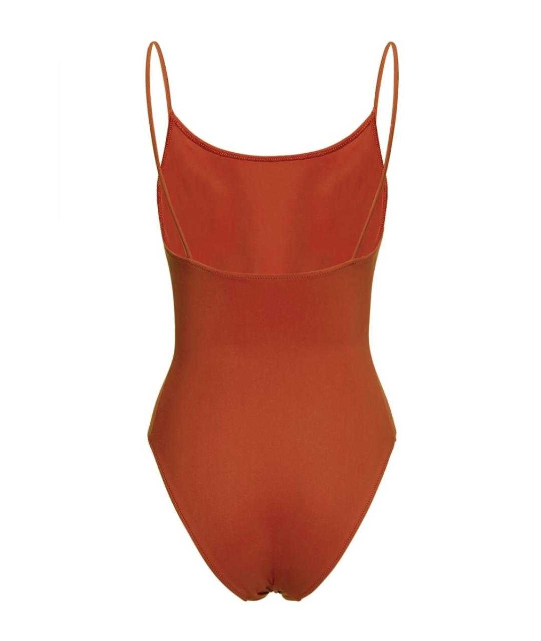 LIDO Оранжевый полиамидовый купальник, фото 3