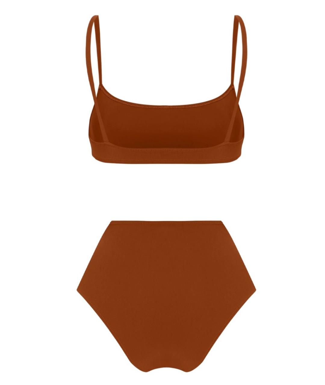 LIDO Оранжевый полиамидовый купальник, фото 3