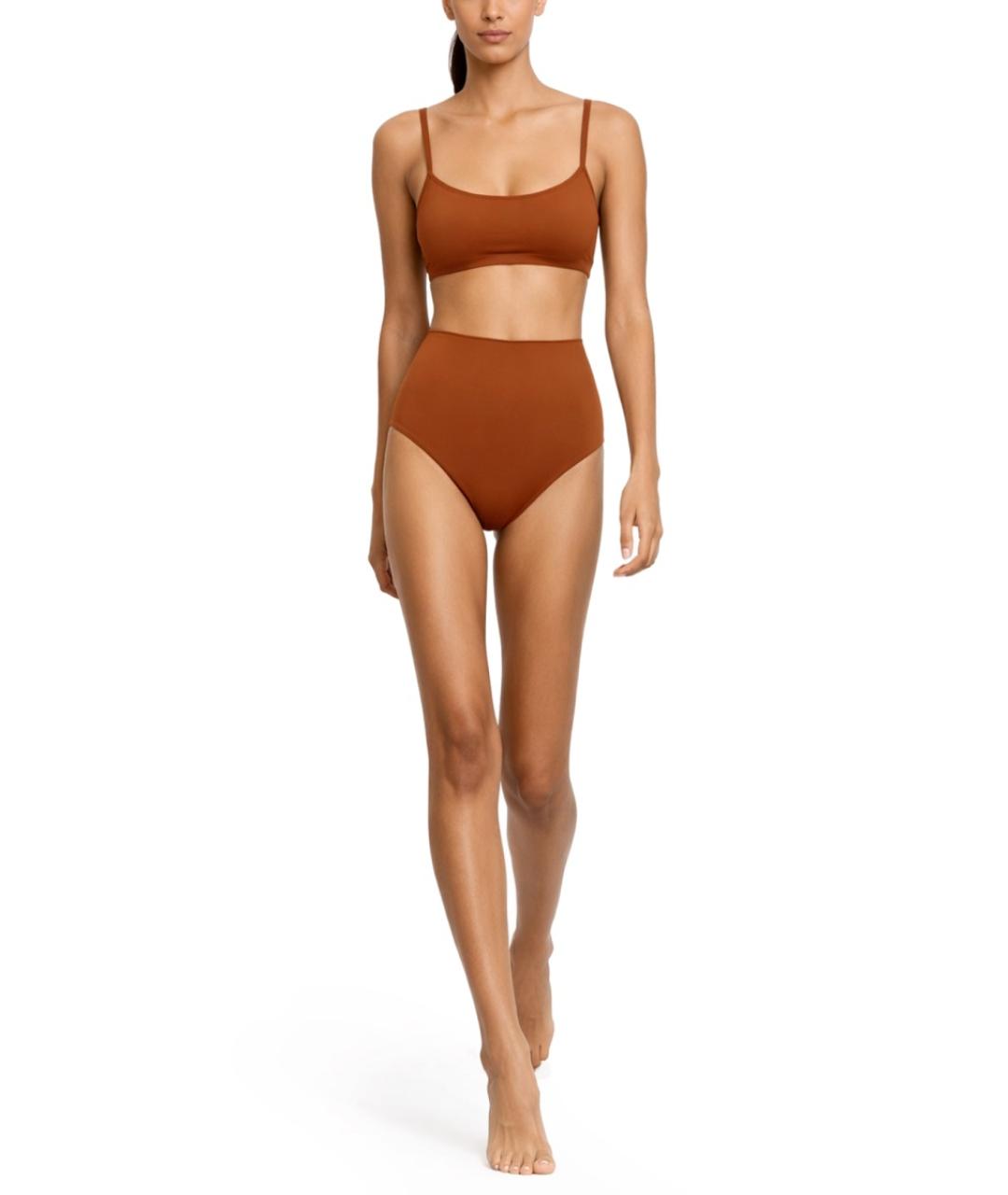 LIDO Оранжевый полиамидовый купальник, фото 2