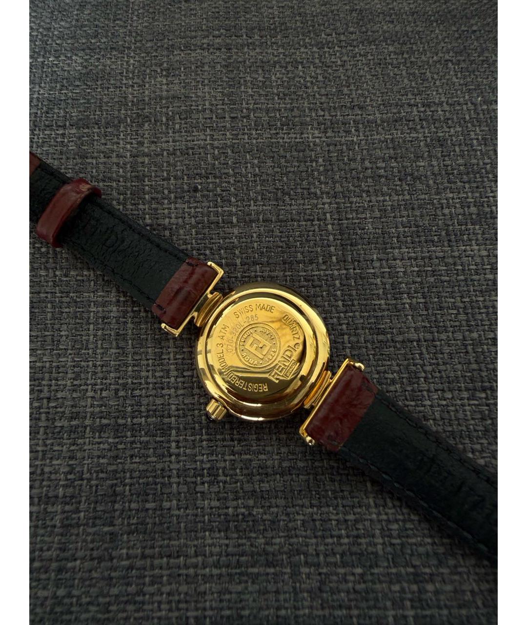 FENDI Золотые часы, фото 4