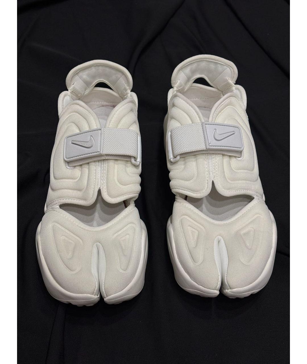 NIKE Белые текстильные кроссовки, фото 2