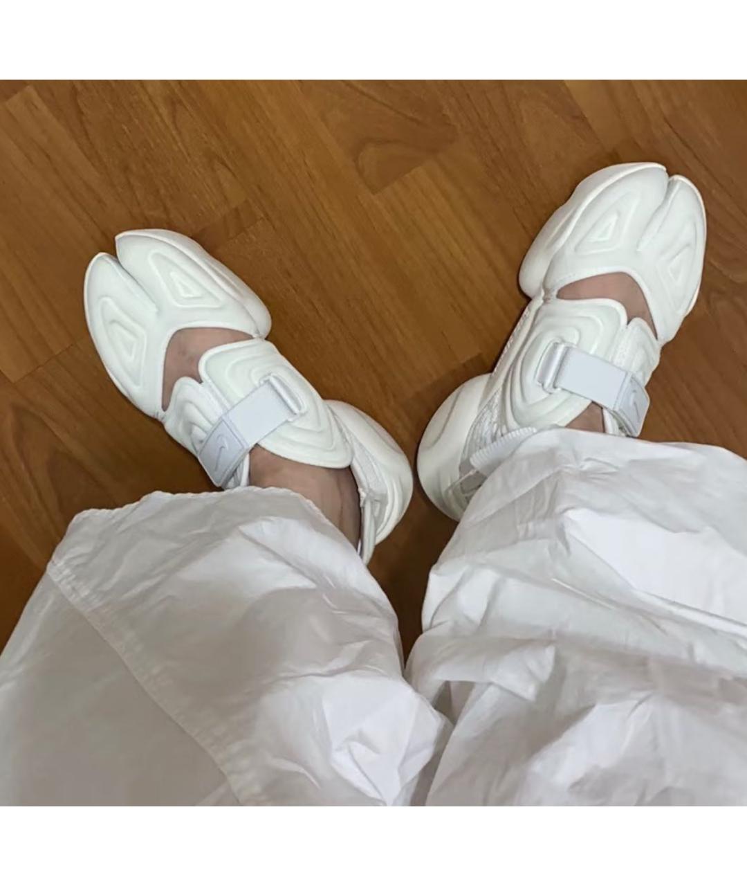 NIKE Белые текстильные кроссовки, фото 5