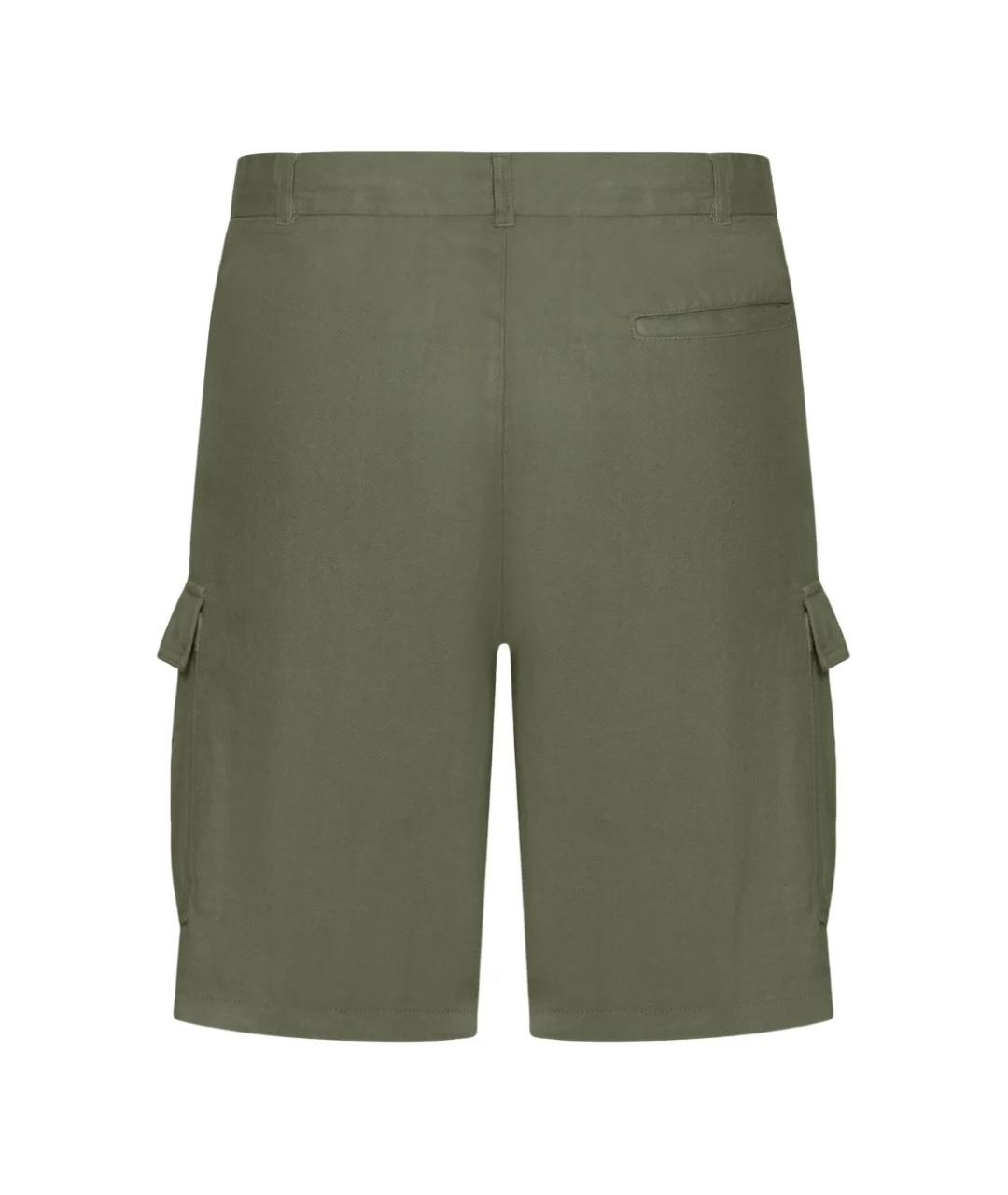 120% LINO Зеленые льняные шорты, фото 2