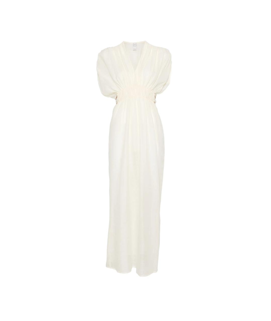 120% LINO Белое льняное платье, фото 1