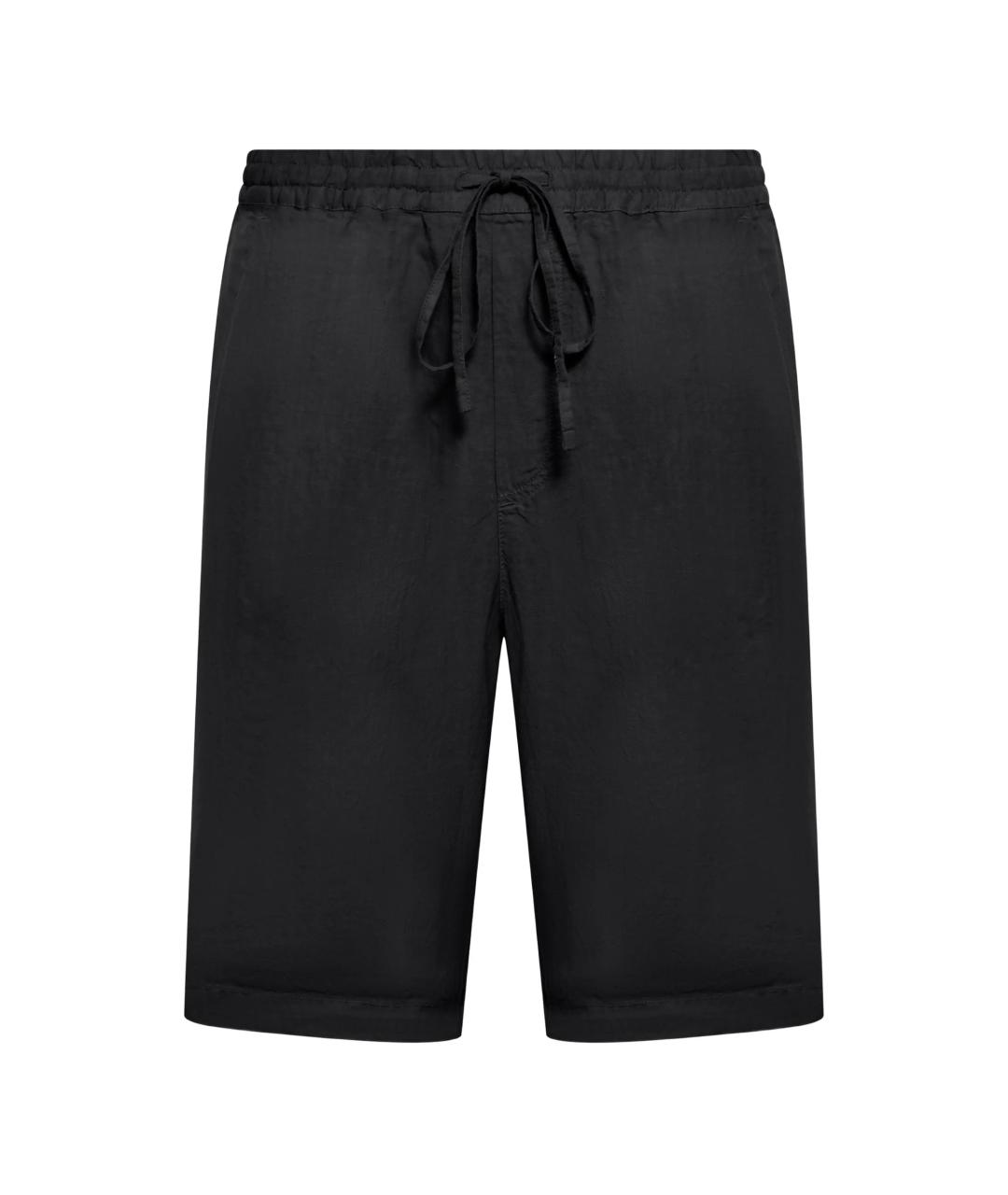 120% LINO Черные льняные шорты, фото 1