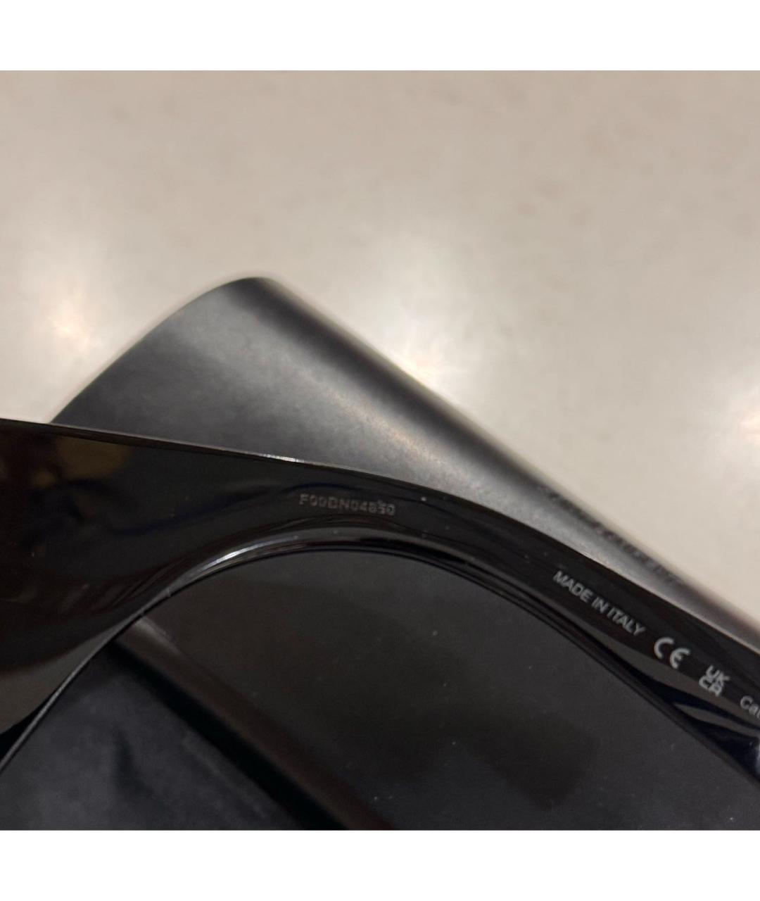 SAINT LAURENT Черные пластиковые солнцезащитные очки, фото 7