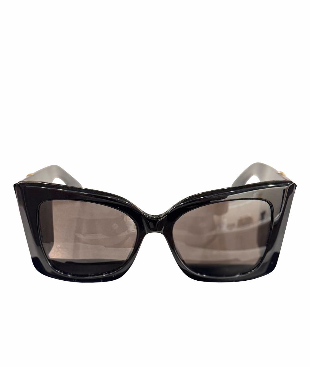 SAINT LAURENT Черные пластиковые солнцезащитные очки, фото 1