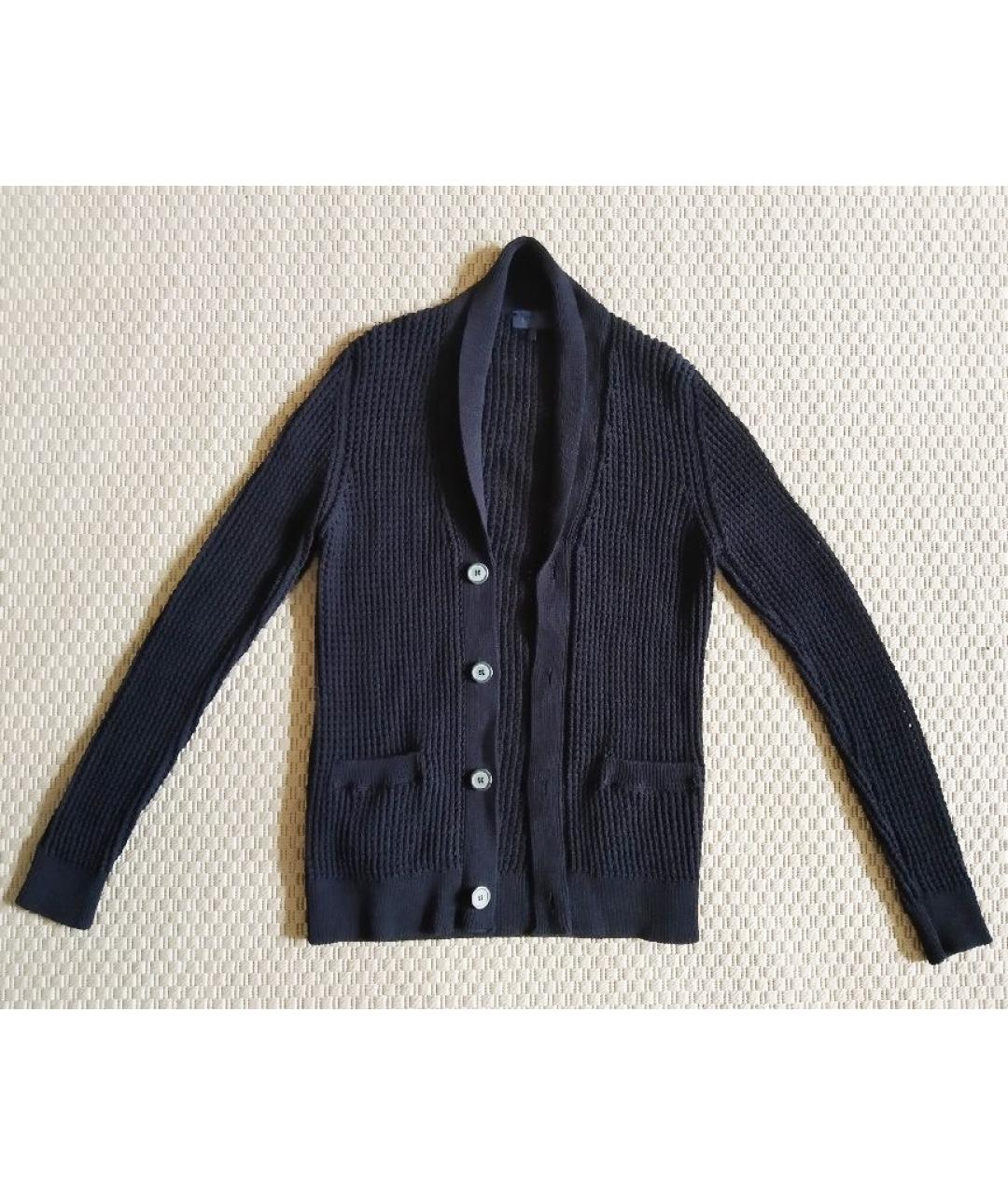 LANVIN Темно-синий хлопковый кардиган, фото 2