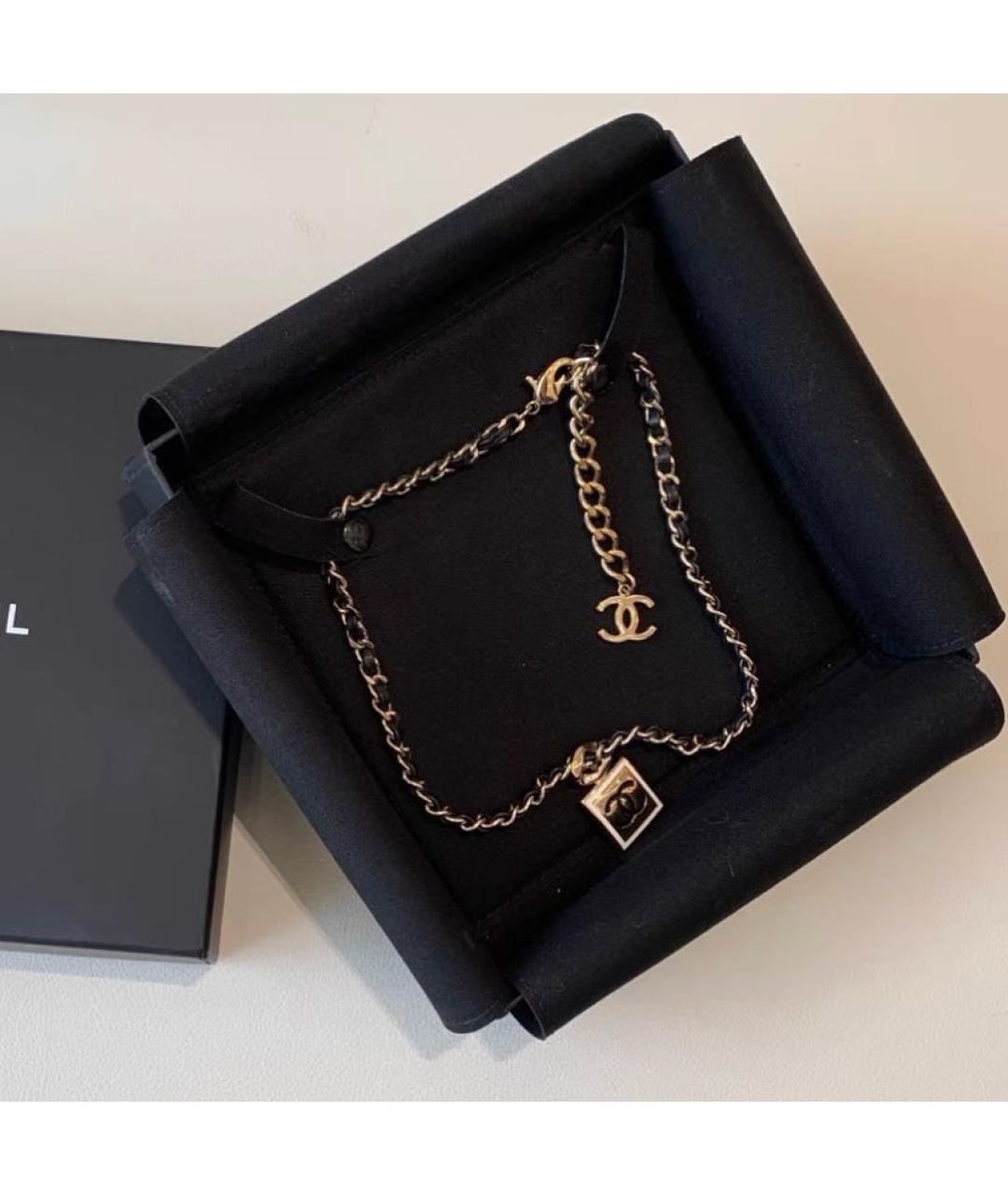 CHANEL Золотое металлическое колье, фото 2