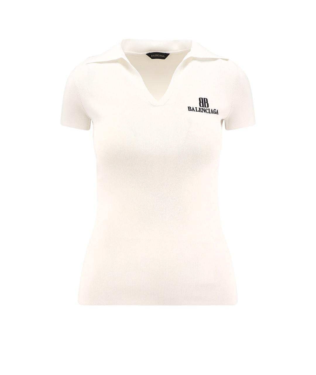 BALENCIAGA Белая футболка, фото 1