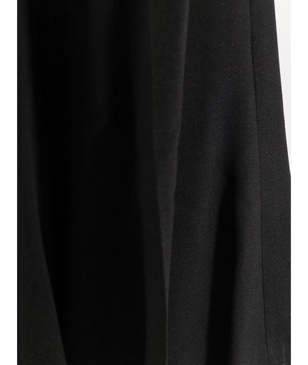 BALENCIAGA Черные вискозные брюки узкие, фото 3