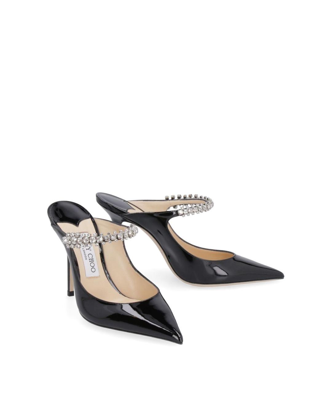 JIMMY CHOO Черные кожаные туфли, фото 3