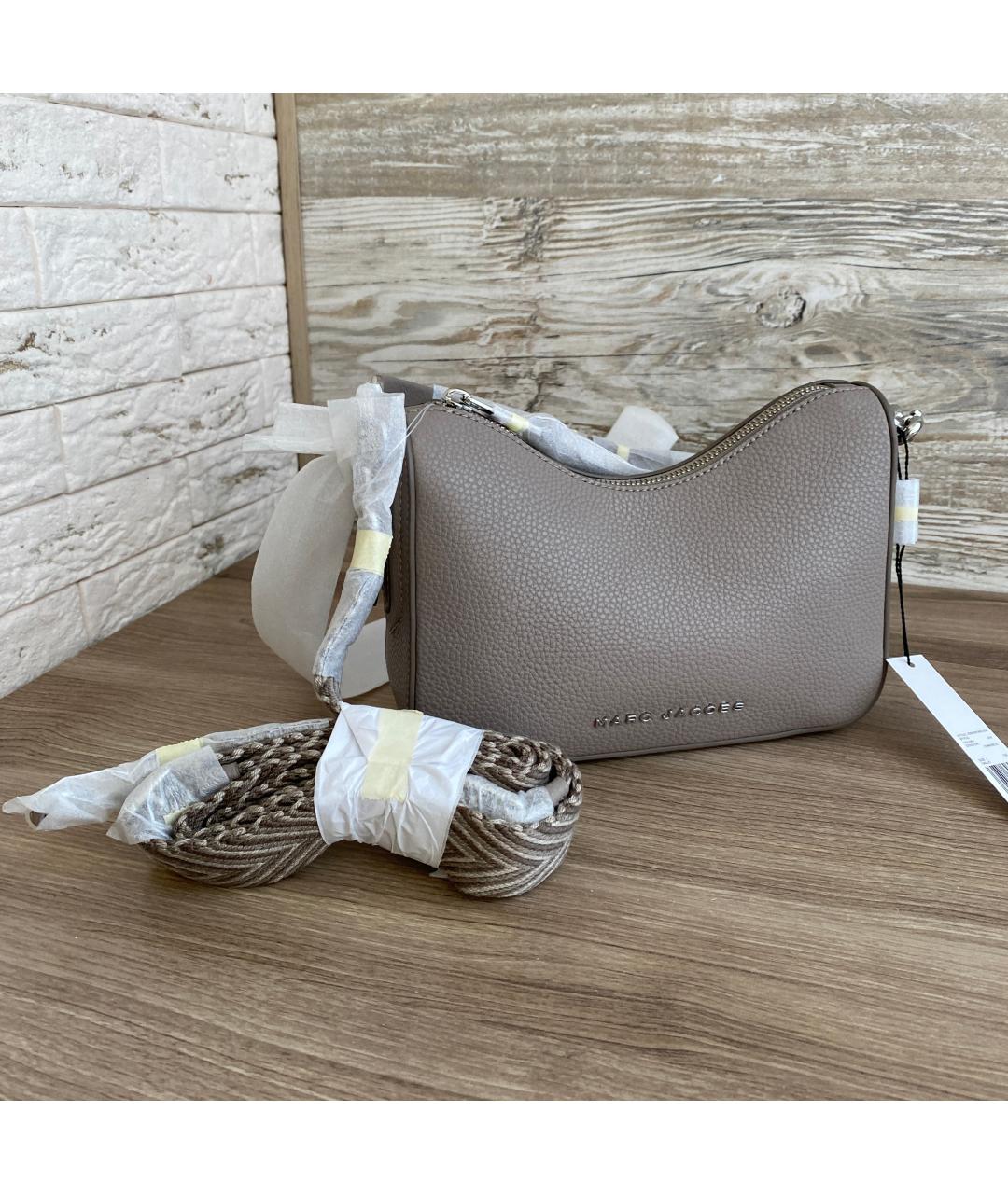 MARC JACOBS Серая кожаная сумка через плечо, фото 10
