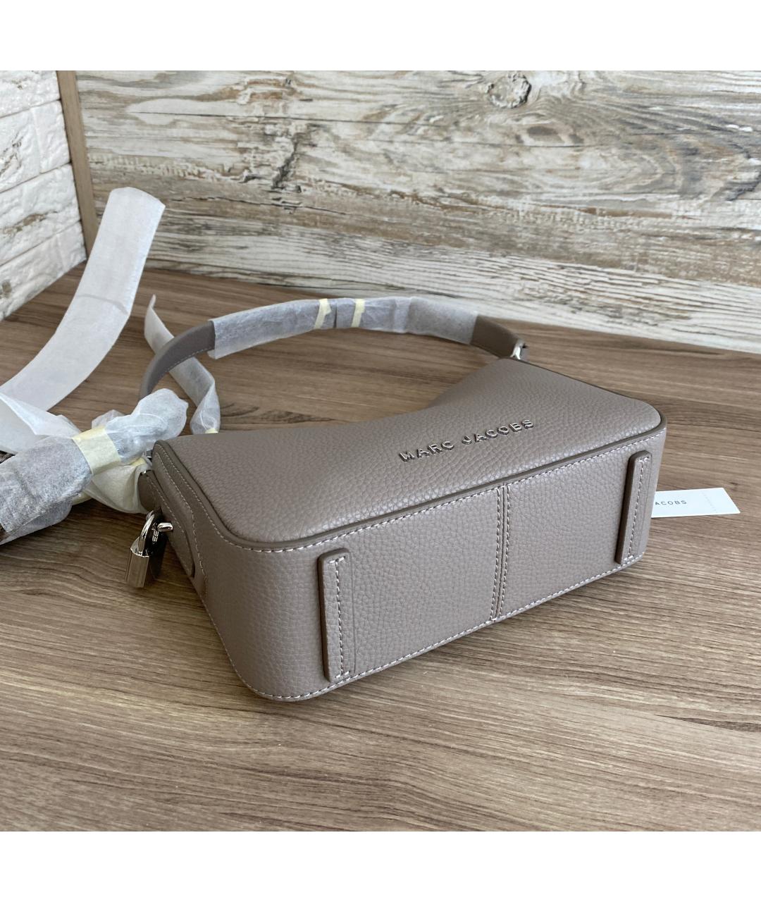 MARC JACOBS Серая кожаная сумка через плечо, фото 5