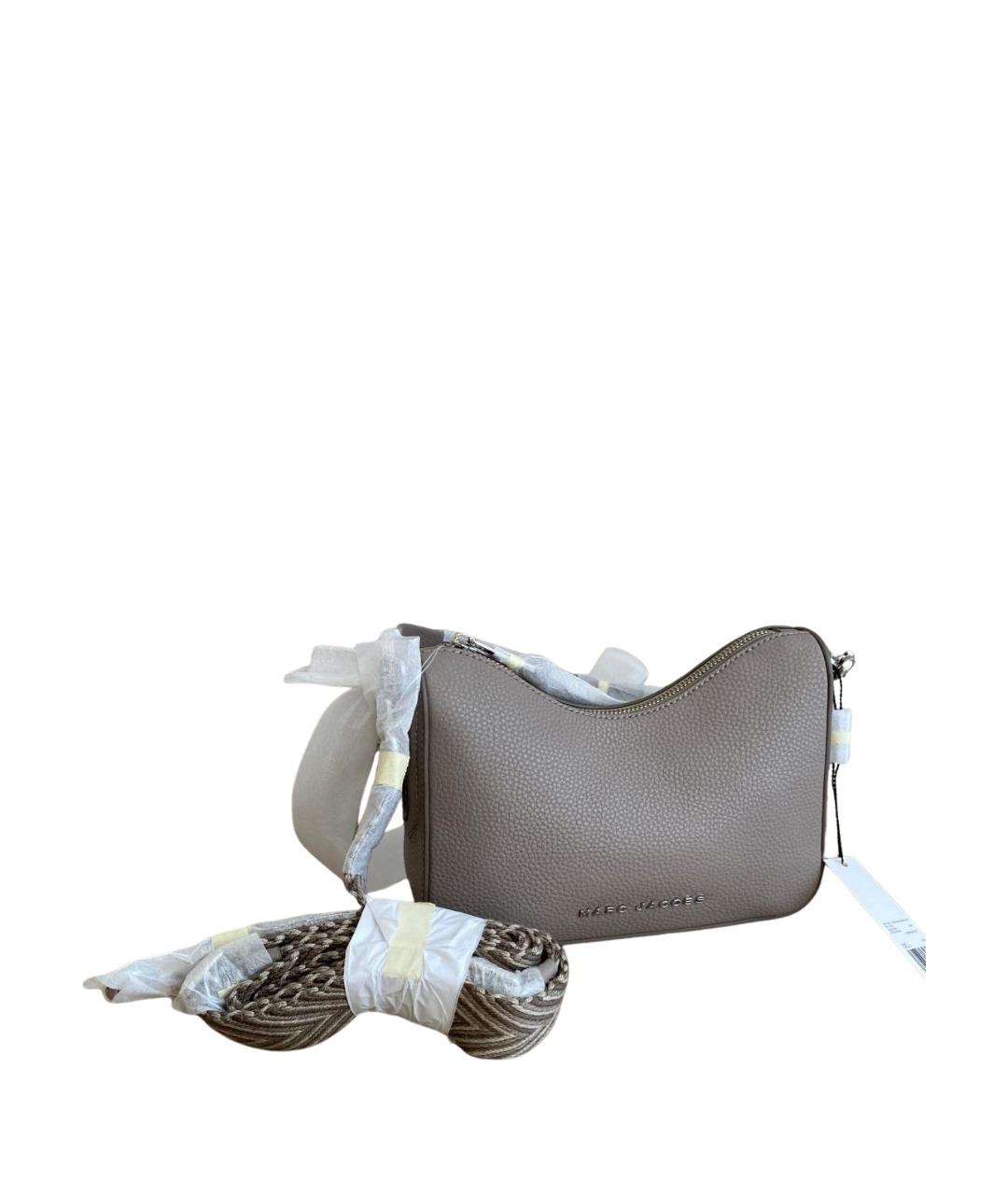 MARC JACOBS Серая кожаная сумка через плечо, фото 1