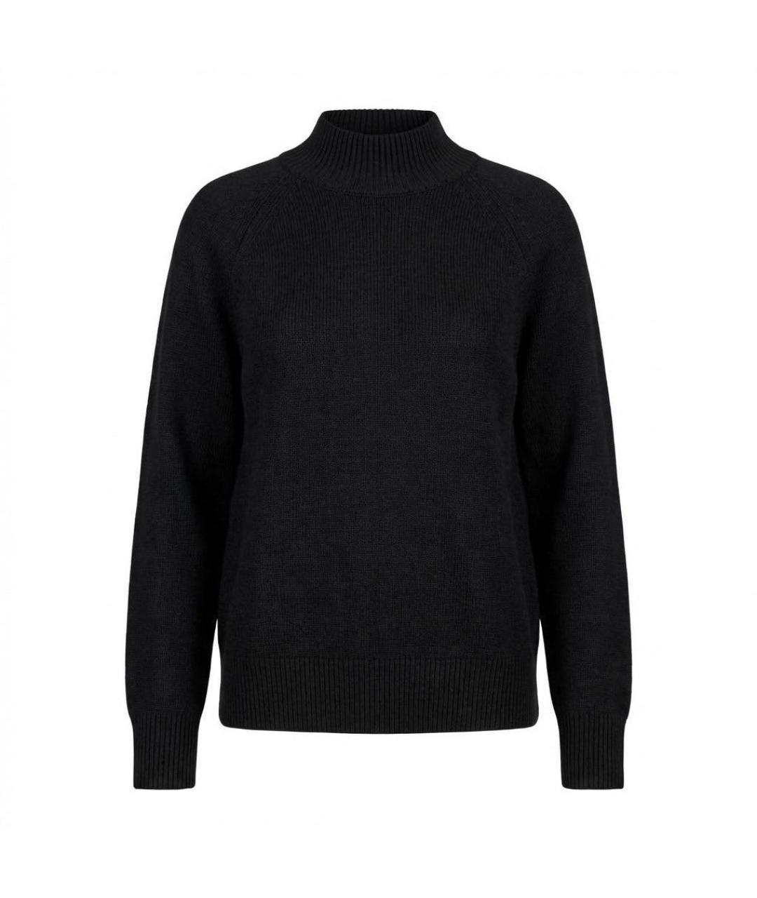 PESERICO Черный шерстяной джемпер / свитер, фото 1