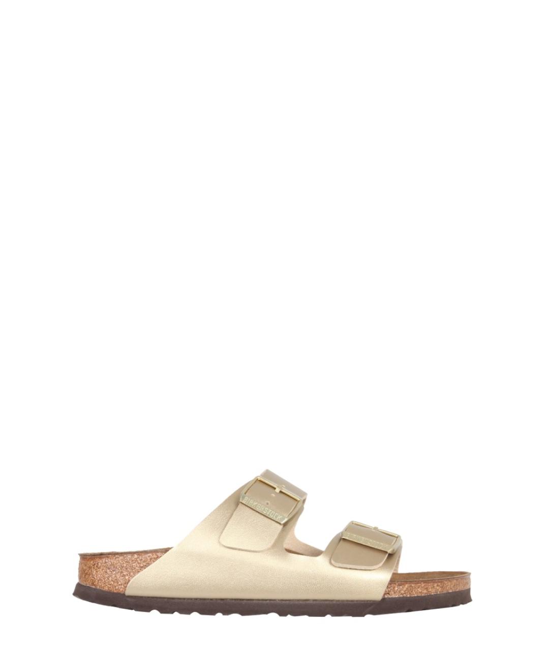 BIRKENSTOCK Золотые сандалии, фото 1