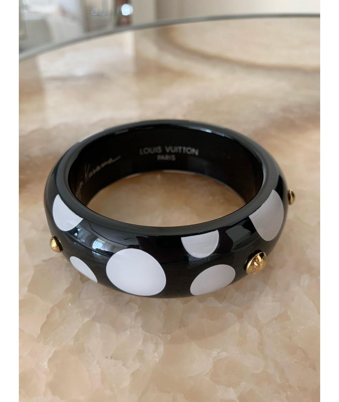 LOUIS VUITTON Черный браслет, фото 3