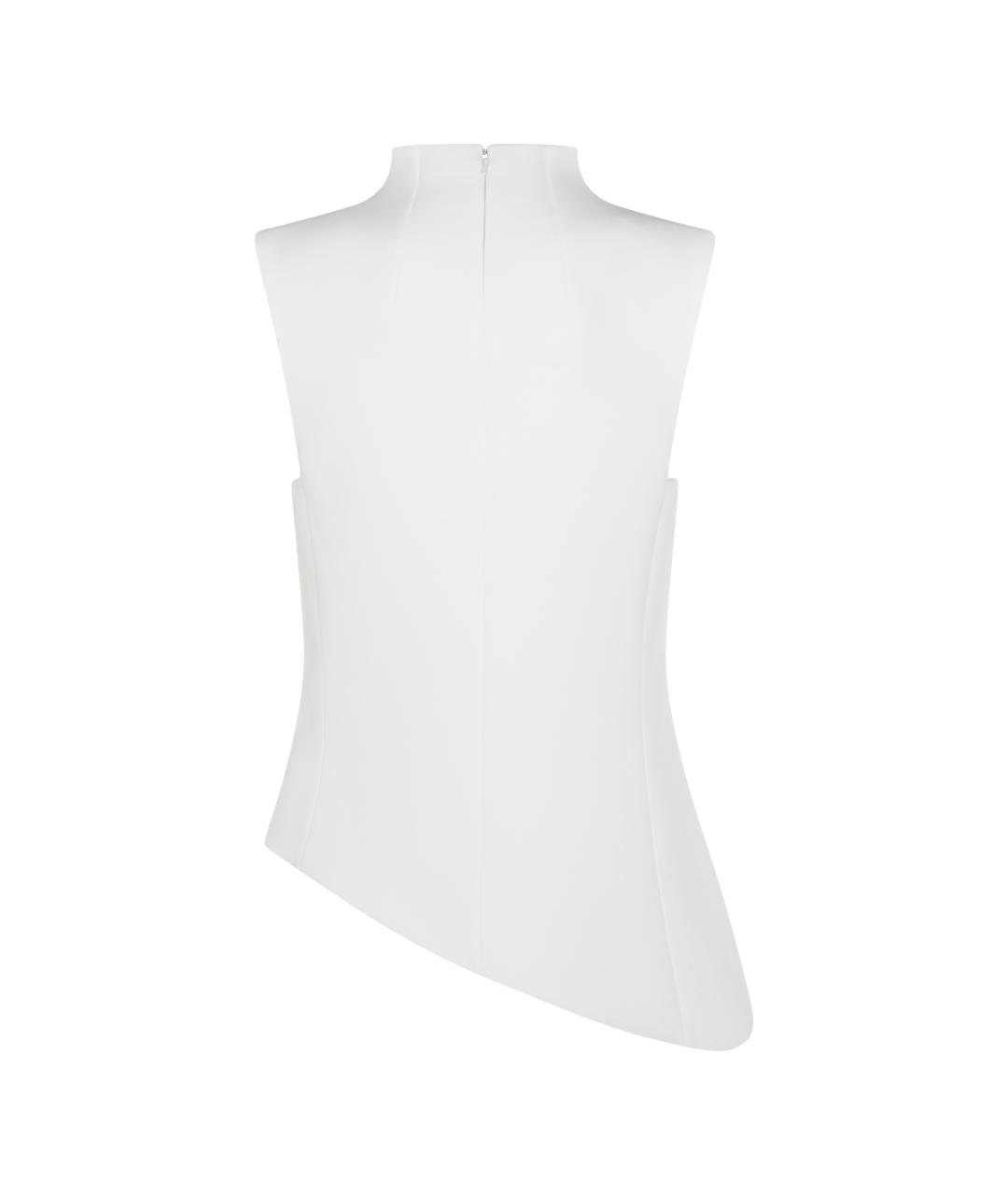 KHAITE Белая полиэстеровая майка, фото 2