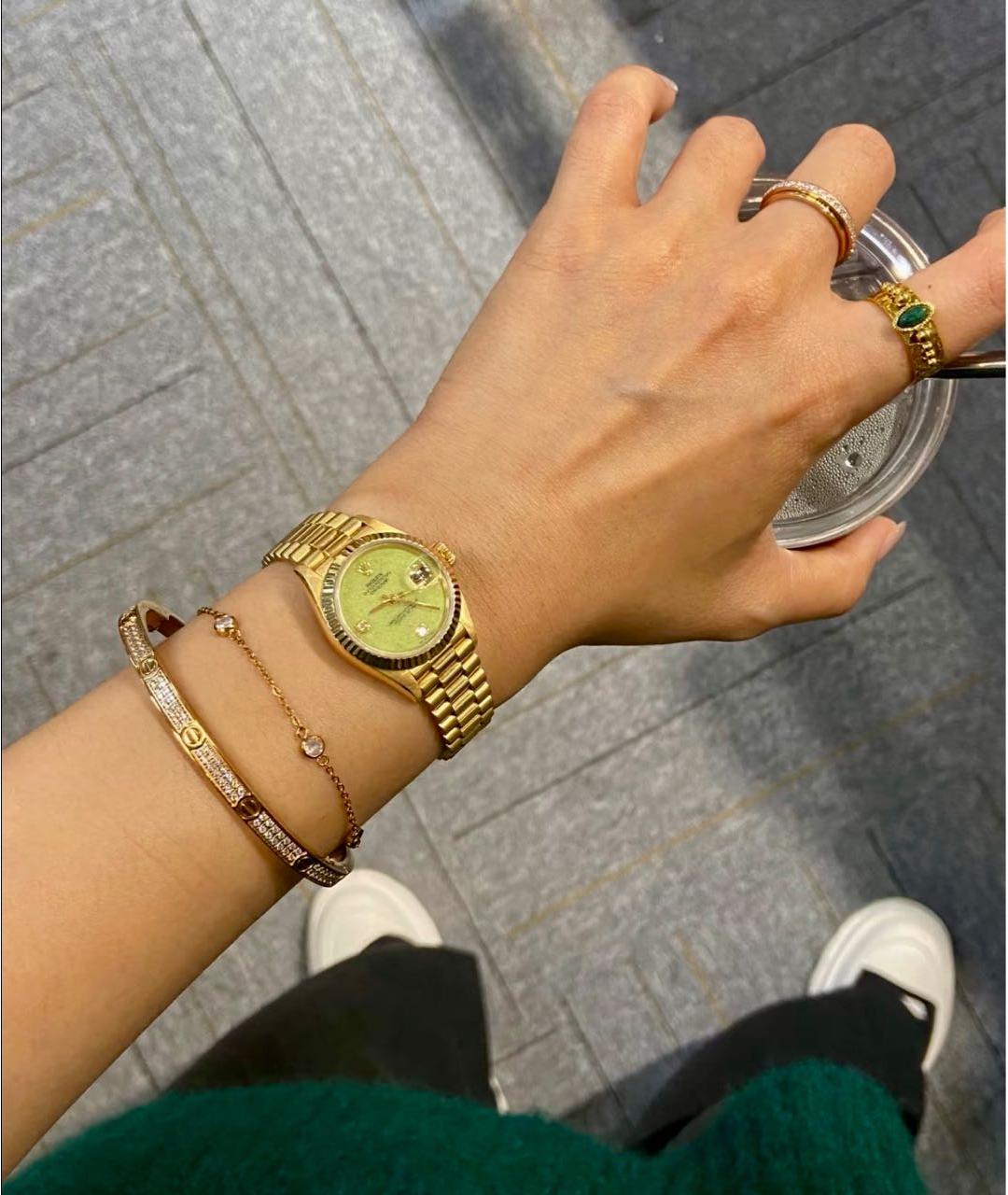 ROLEX Золотые часы из желтого золота, фото 2