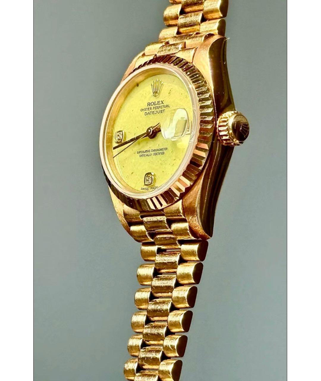 ROLEX Золотые часы из желтого золота, фото 4