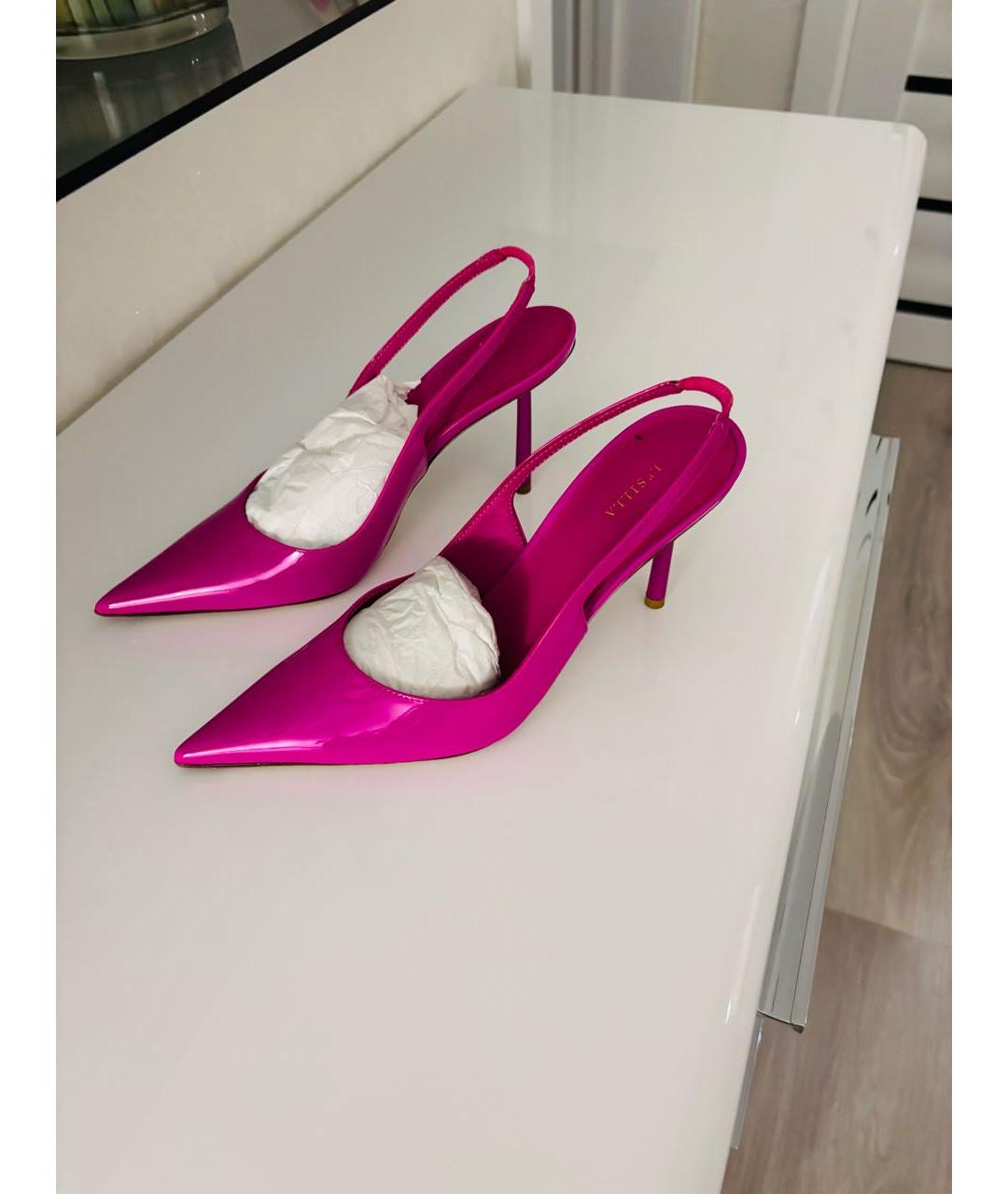 LE SILLA Фуксия туфли из лакированной кожи, фото 2