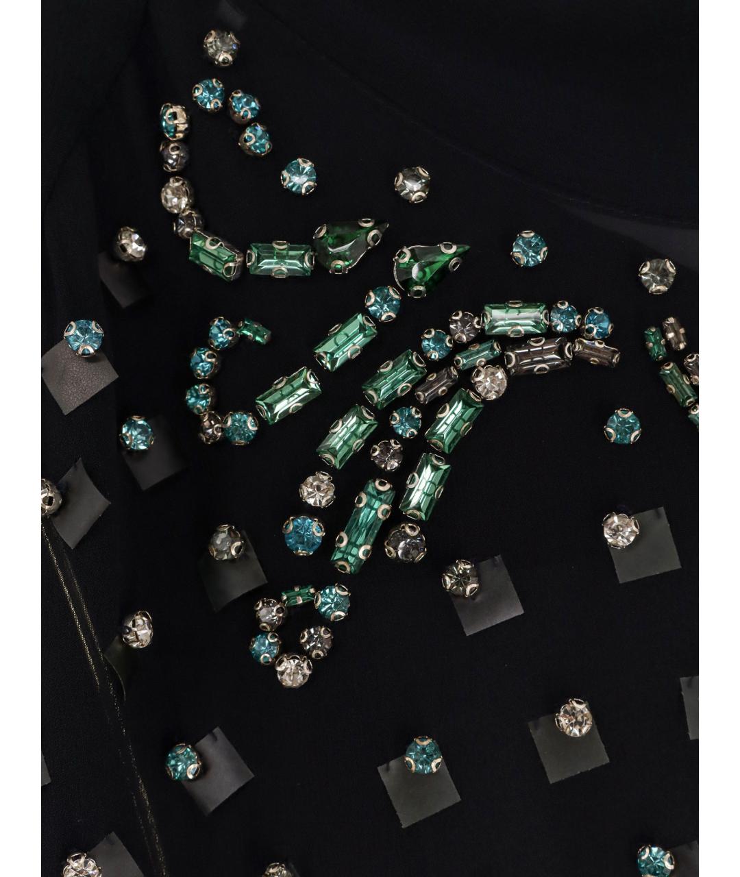 DRIES VAN NOTEN Синяя вискозная рубашка, фото 3