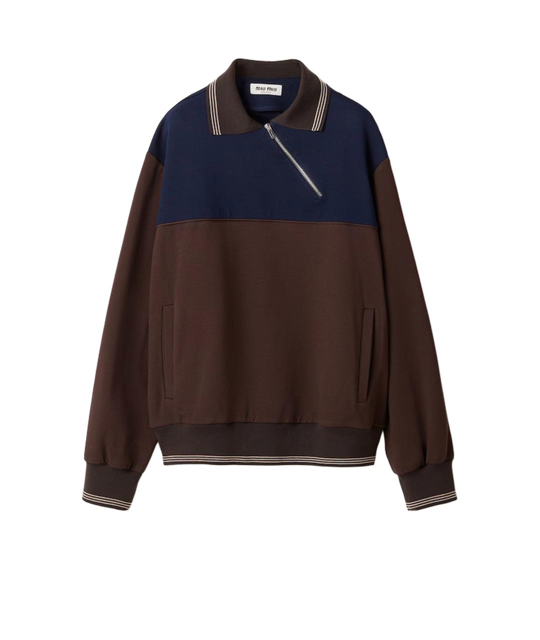 MIU MIU Мульти вискозный джемпер / свитер, фото 1