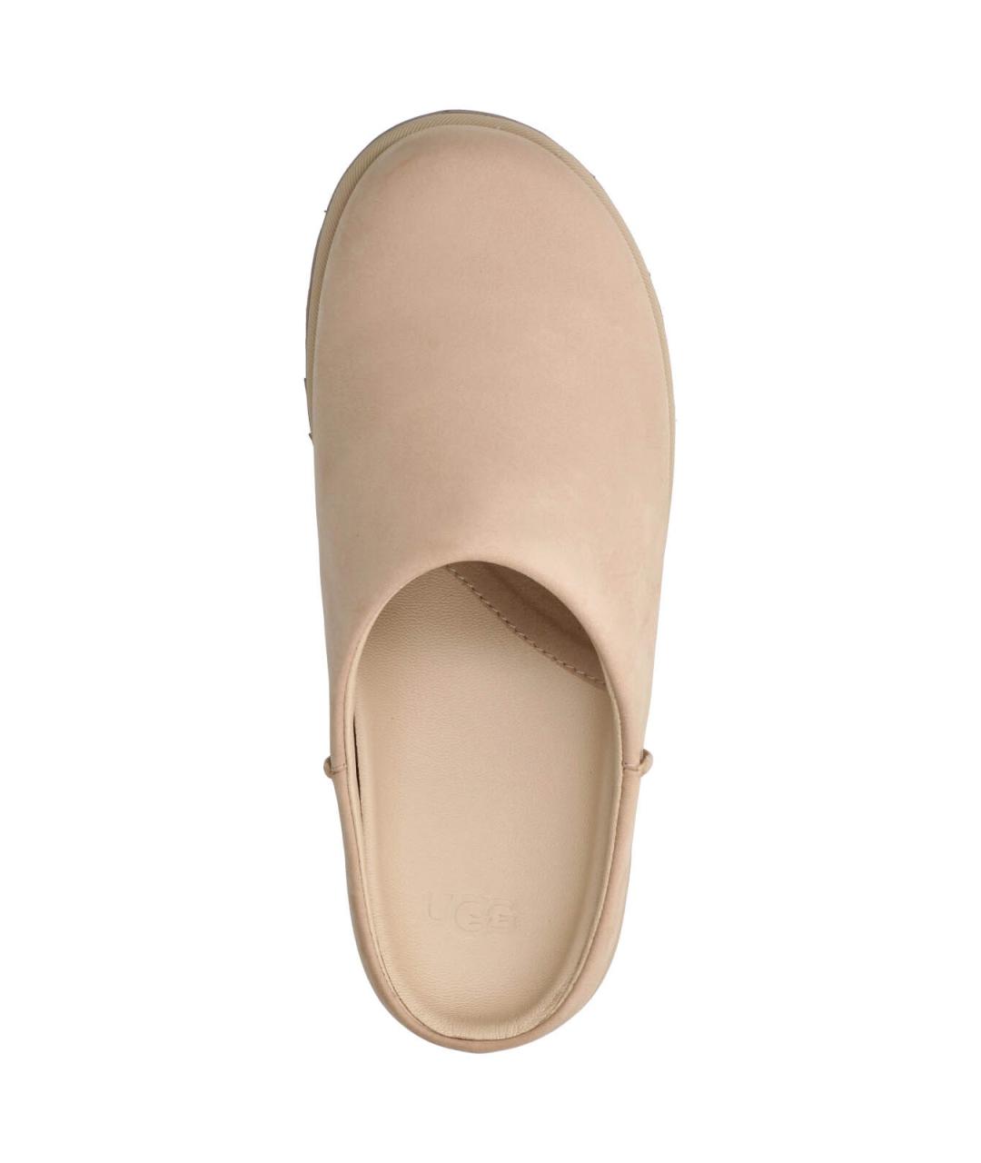 UGG AUSTRALIA Бежевые замшевые мюли, фото 5