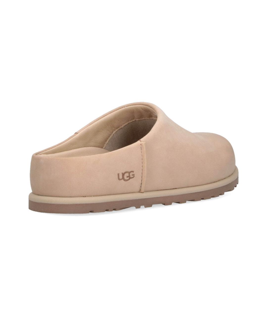 UGG AUSTRALIA Бежевые замшевые мюли, фото 4