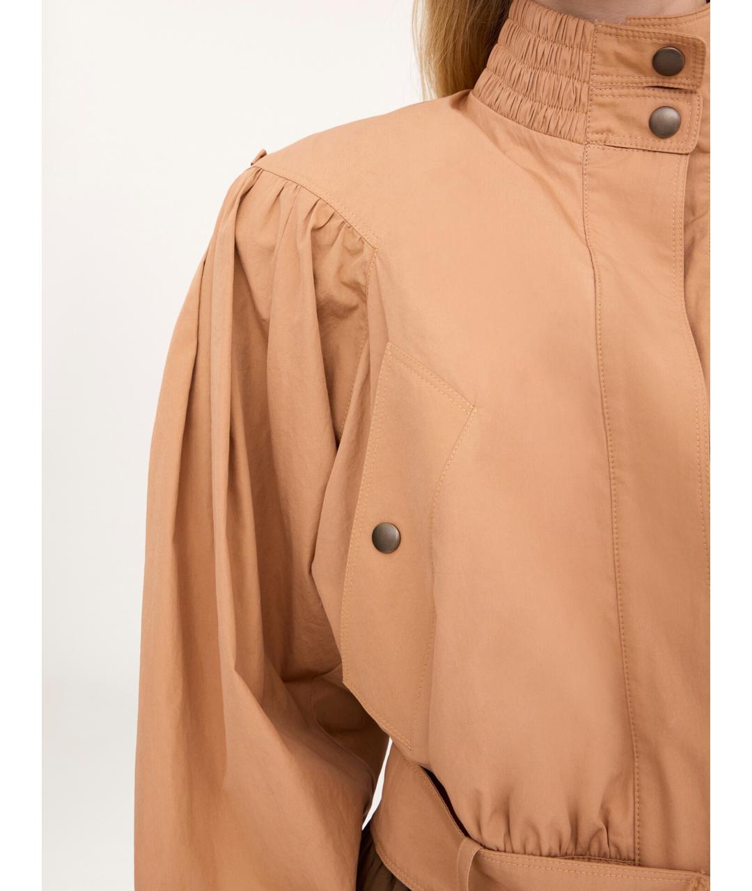 CHLOE Бежевая хлопковая куртка, фото 6