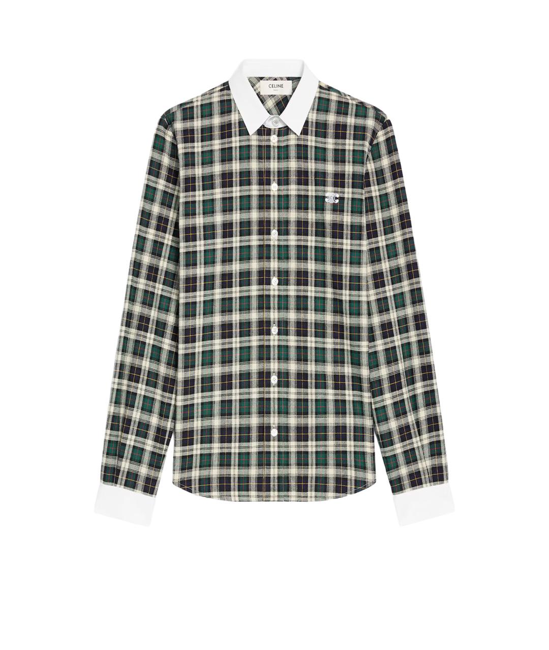 CELINE Мульти хлопковая рубашка, фото 1