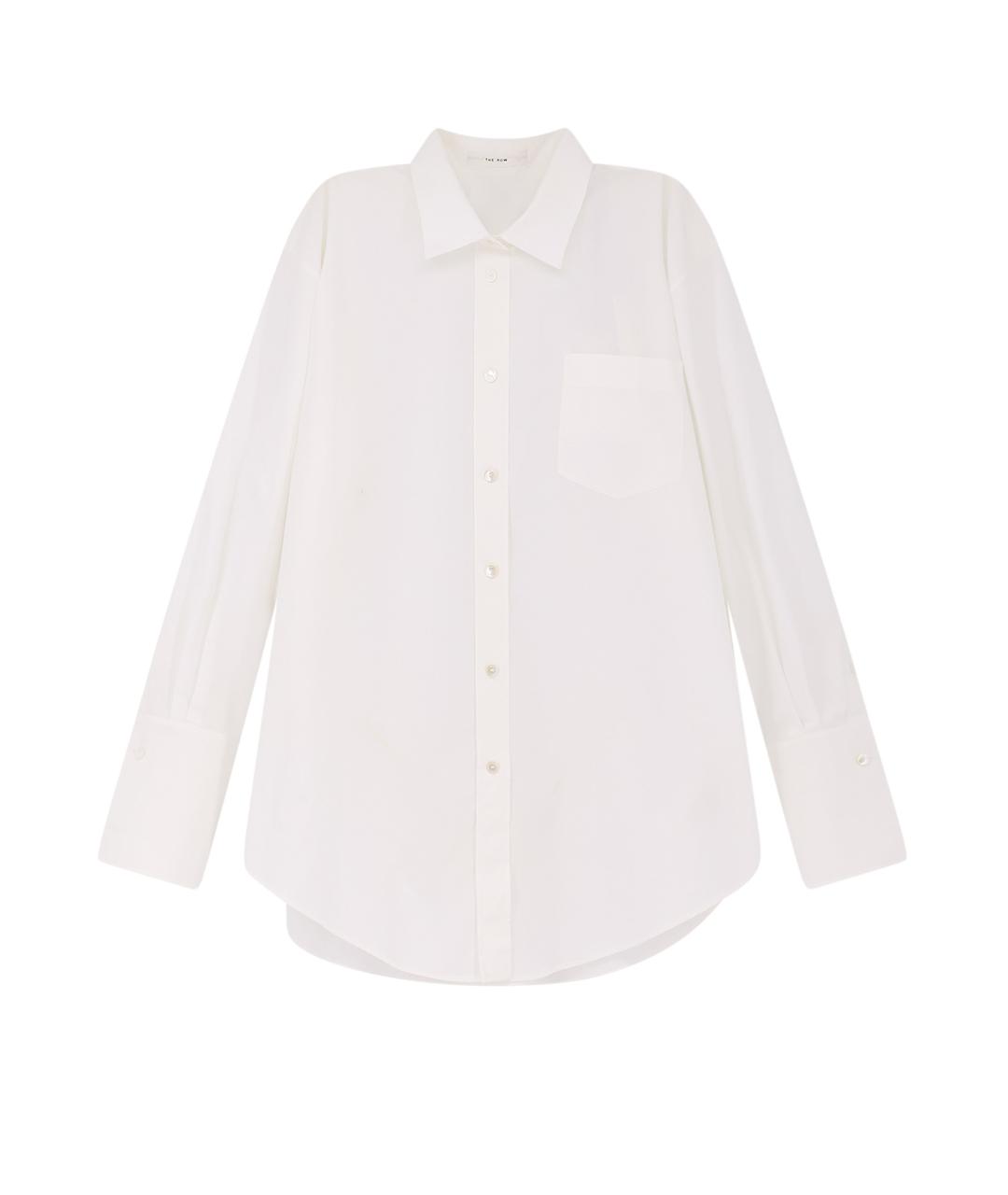 THE ROW Белая хлопковая рубашка, фото 1