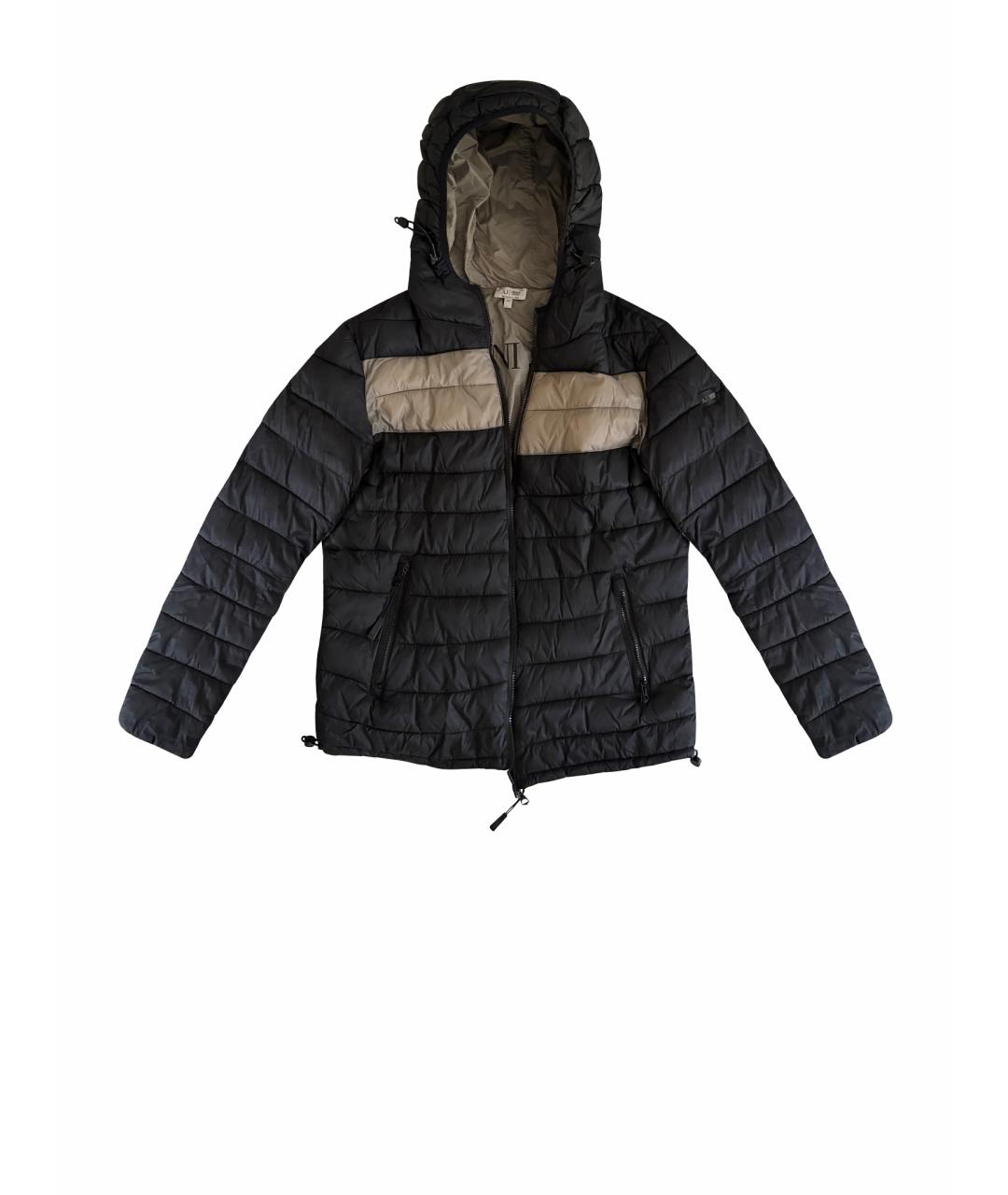 ARMANI JEANS Черная полиэстеровая куртка, фото 1