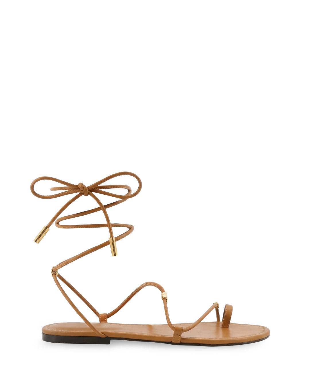 CELINE Бежевые кожаные сандалии, фото 1