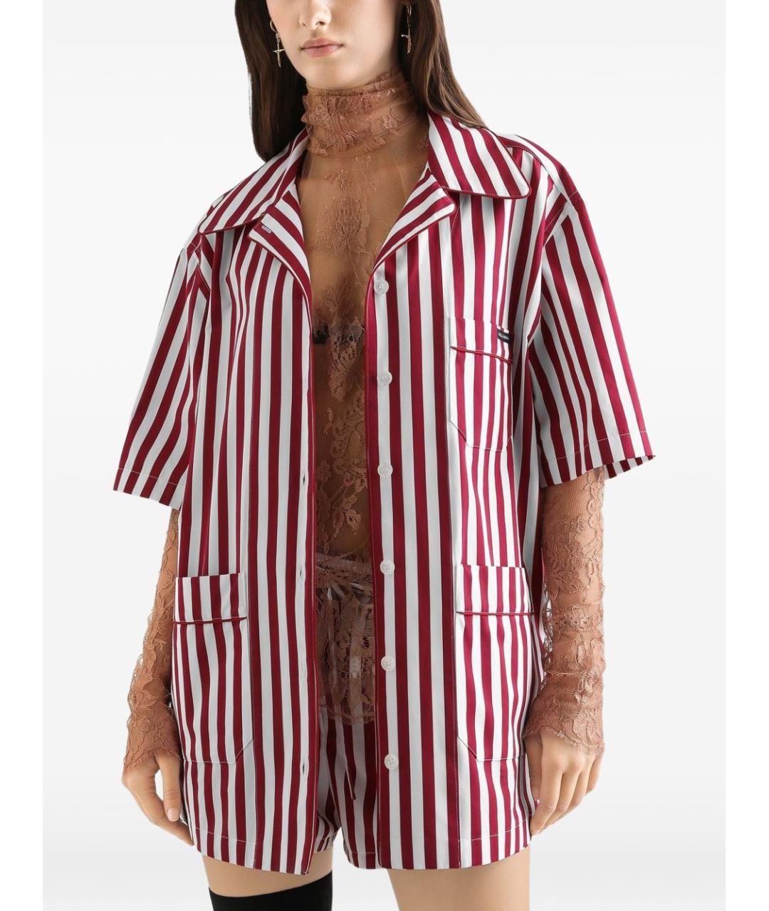 DOLCE&GABBANA Хлопковая рубашка, фото 4