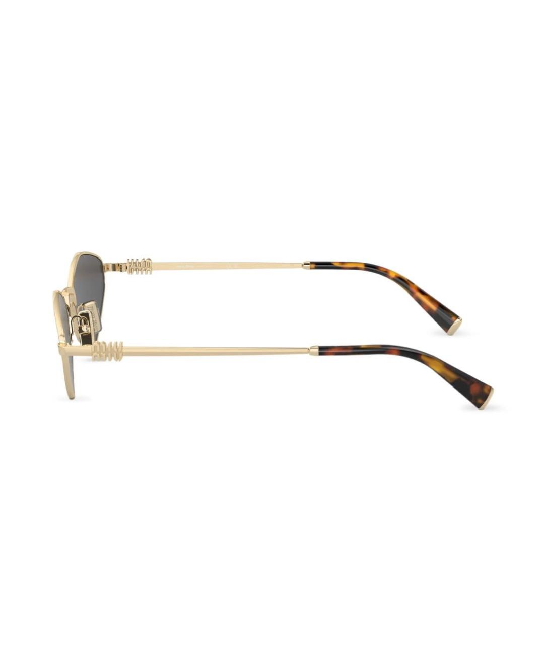 MIU MIU Металлические солнцезащитные очки, фото 2