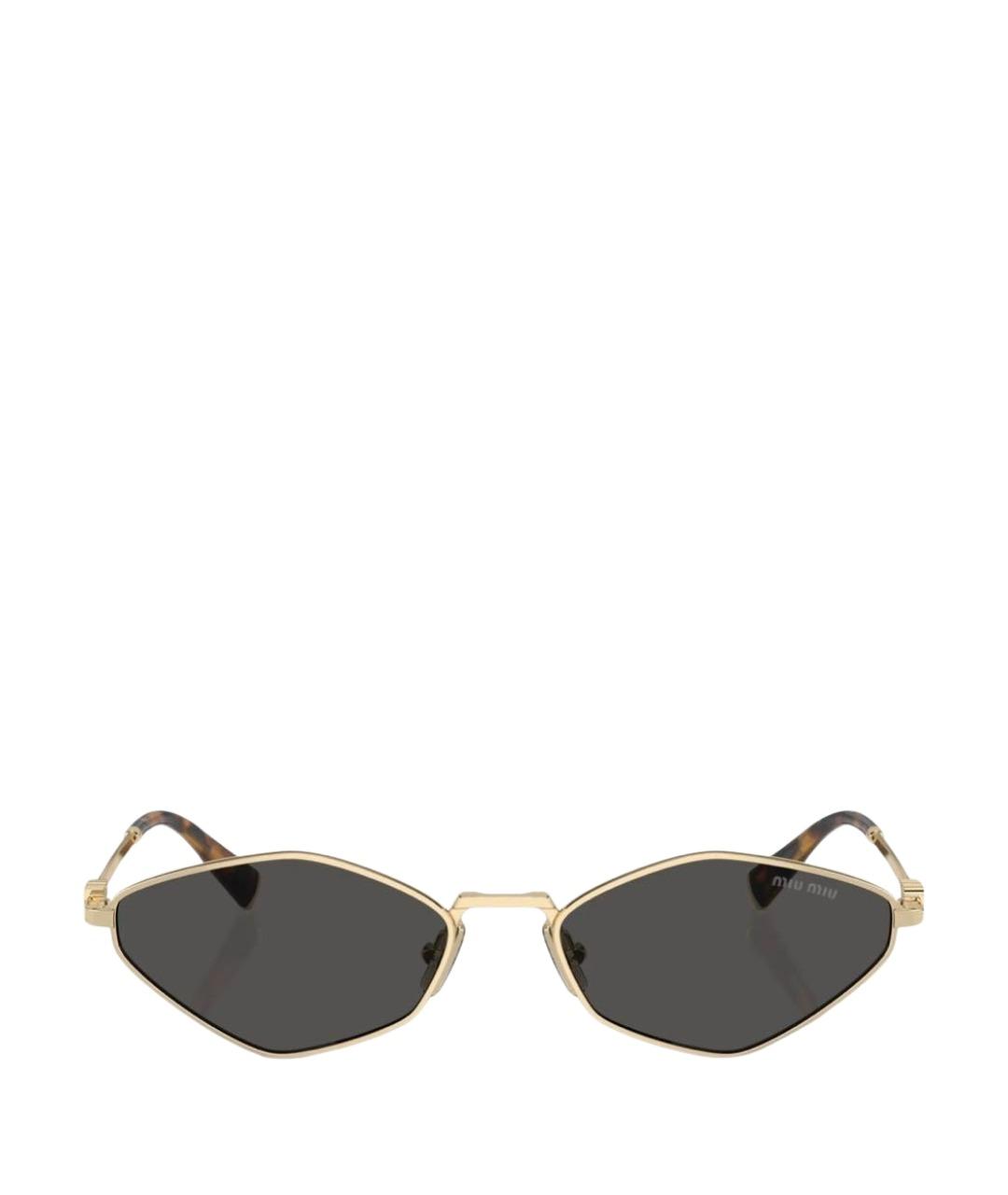 MIU MIU Металлические солнцезащитные очки, фото 1