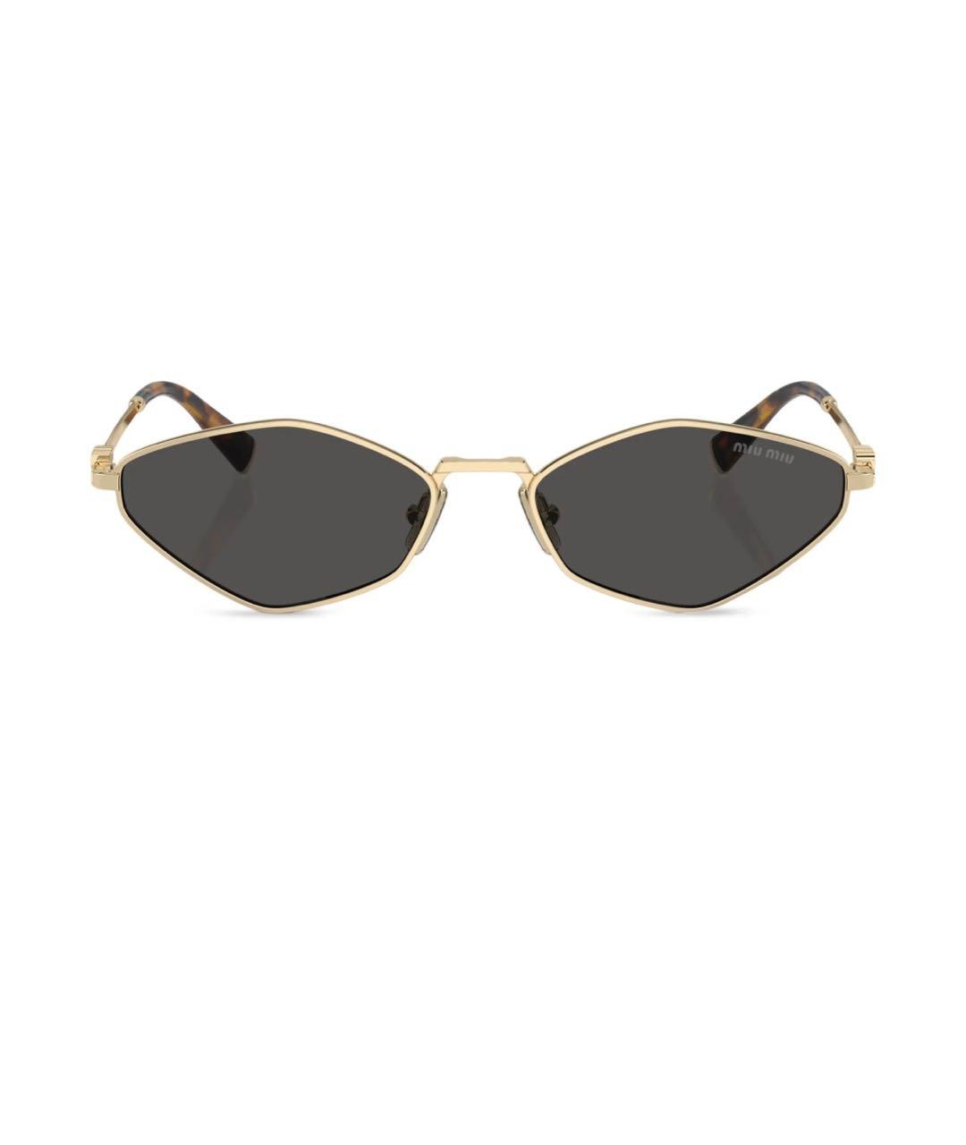 MIU MIU Металлические солнцезащитные очки, фото 6