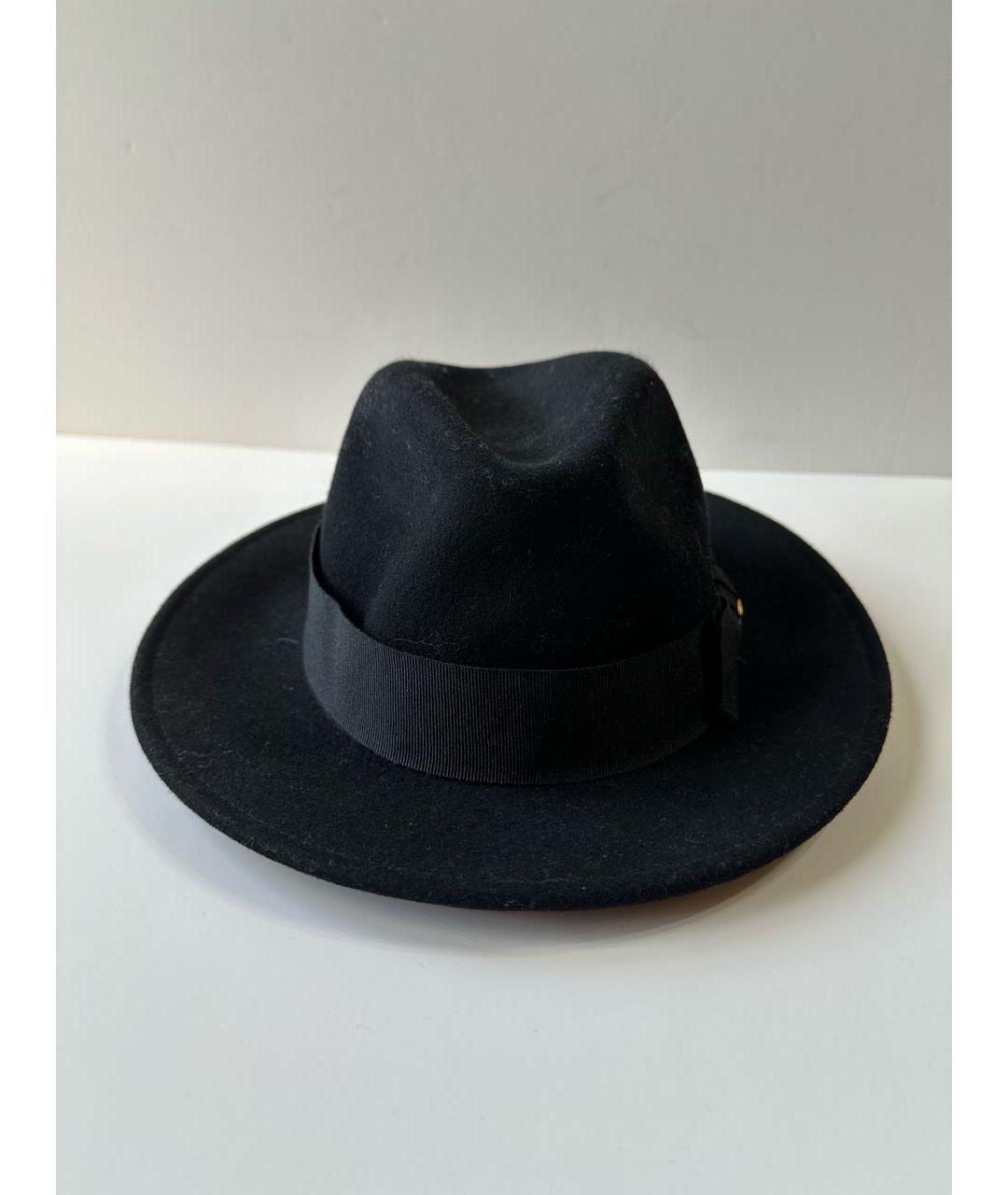 JUST CAVALLI Черная шерстяная шляпа, фото 3